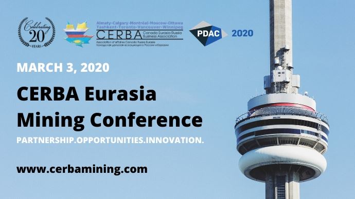 CERBA EURASIA MINING CONFERENCE AT PDAC 2020